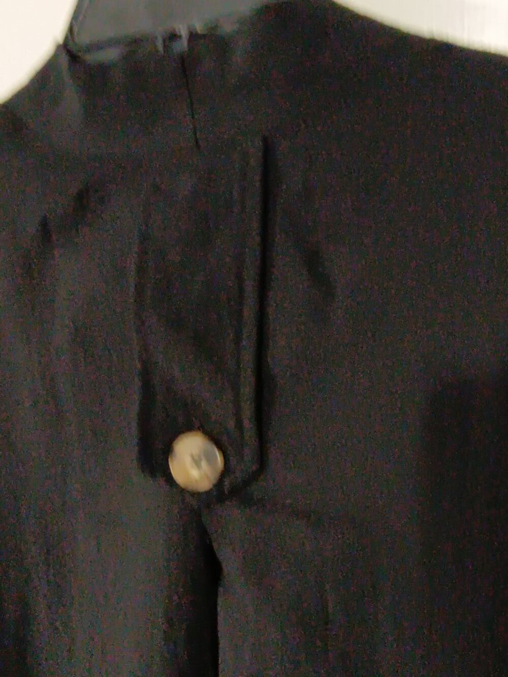RAIN Black Open Front Cocoon Cardigan Topper Size L 100% Viscose Batwing Kimono - Picture 6 of 6